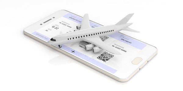 Boarding Pass With An Airplane on Top