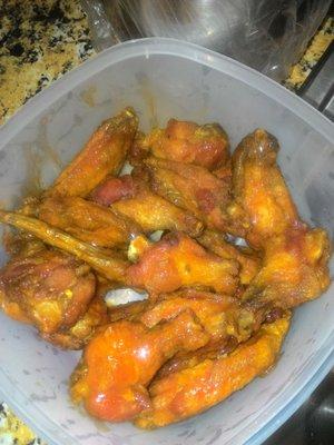 Little size wings with "Big" flavor. I saved the sauce... it's that good.