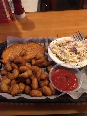 Shrimp basket with homemade pasta salad!