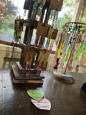 Local made goods and jewelery