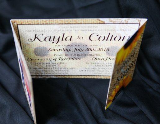 Custom Wedding Invitations and Announcements