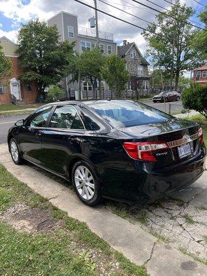 Bronze Detail on Toyota Camry