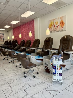 Pedicure area