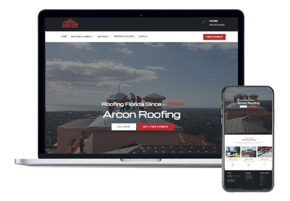 Roofer Website Design