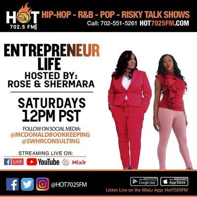 Be sure to catch us live on HOT 702.5 Radio Station if you would like to hear some great HR and Business information