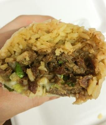 Steak burrito