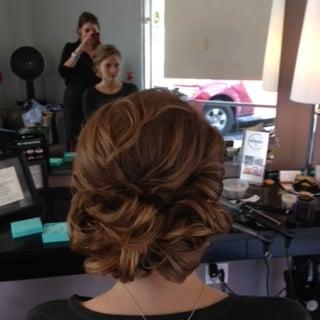 Wedding hair by Bess Zowarka.