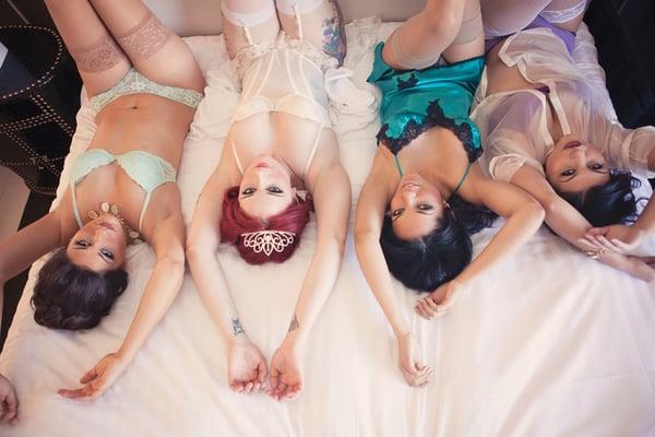 Sexy boudoir bachelorette