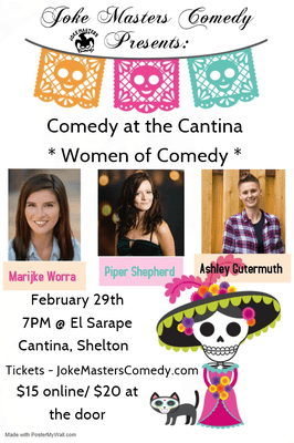 Feb 29th, El Sarape in Shelton - be there!