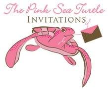 The Pink Sea Turtle Invitations