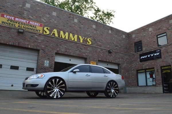 Another one! Impala on 28" Starrs mounted and lifted by us