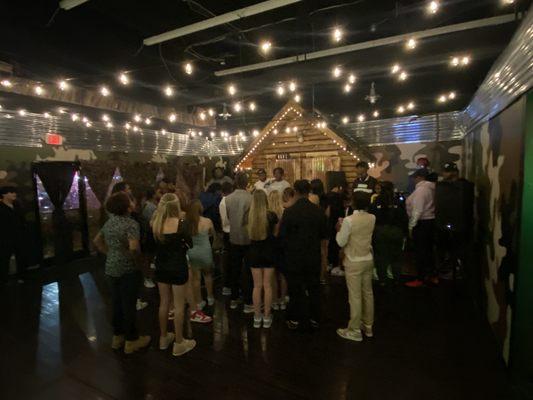 "Cabin Fever" our Special Event Venue Space Located inside of our facility here at Digital Lab!