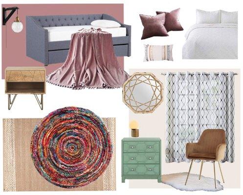 Design board for a girls room