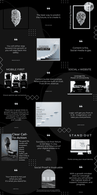 Social Media Grid Puzzle