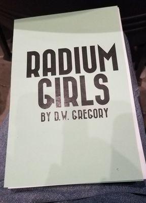 Spring play. Go google "The Radium Girls"