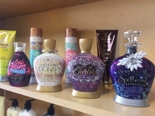 Great selection of lotions!