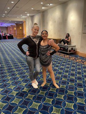 Yaretzi and Miss Bailey! One of the most amazing and most awesomest dance teachers ever!