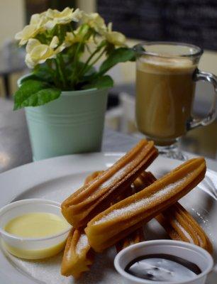 Churros and coffee