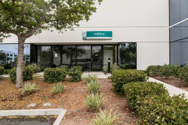 The exterior of the Cortica Mission Valley center.