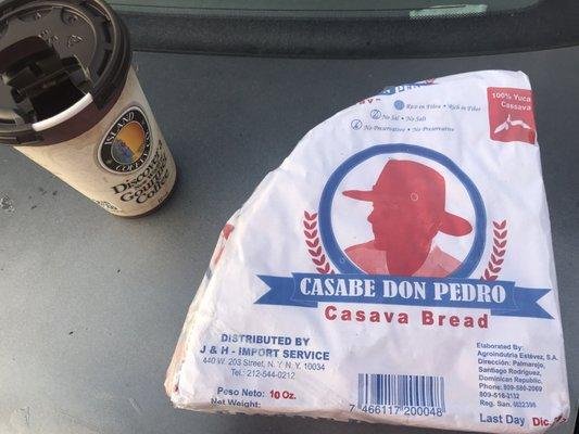 they have Dominican cassava bread. try it with peanut butter or chicharrones!