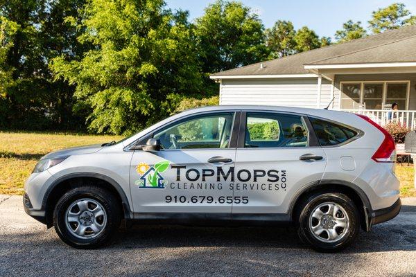 Cruising into cleanliness with Top Mops Cleaning Services. Spot us on the road and know that a sparkling clean space is on its way to you!