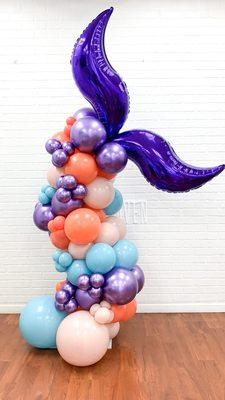 Under the sea balloon arrangements.