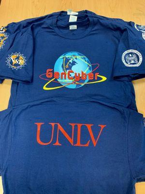 UNLV GenCyber program shirts