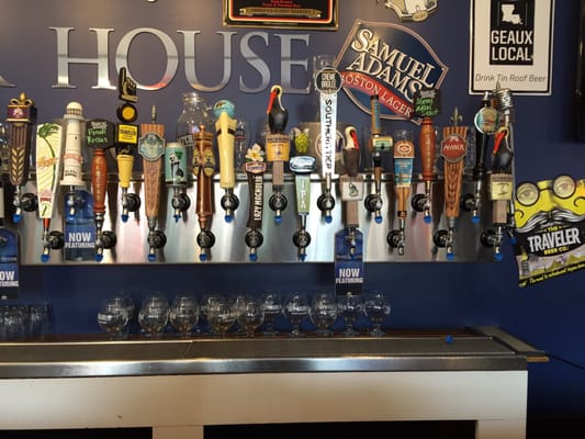 40 plus beers on tap