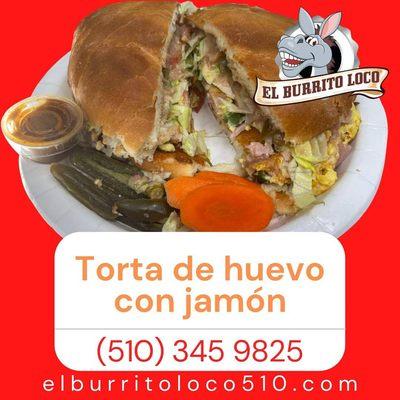 Quieres algo rico para desayunar disfruta de tu mañana con una deliciosa TORTA DE HUEVO CON JAMÓN