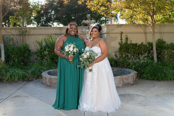 Mine and my sister's bouquets. Beautiful!