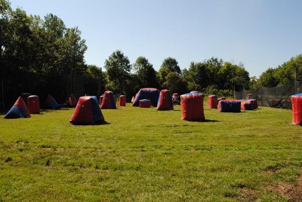 44 bunker regulation speedball field