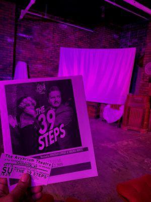 39 Steps tickled my funny bone