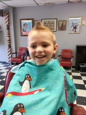 Another quality haircut at The Barber Shop!