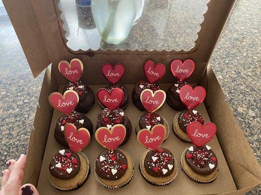 Valentine's cupcakes