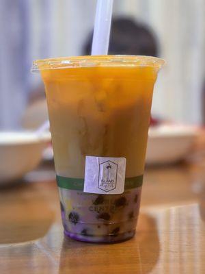 Ube Thai Tea boba