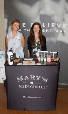 We have vendors, such as Mary's Medicinals come in for Customer appreciation