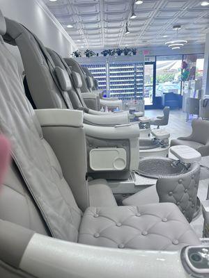 The pedi chairs