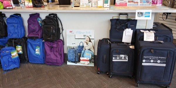 Great deals on luggage, too!