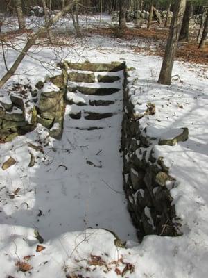 Old staircase to cellar