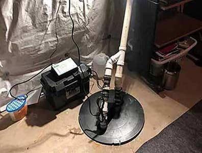 Typical sump pump and battery back up setup.