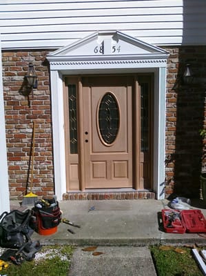 Installation and Finish of Solid Wood Exterior Front Door