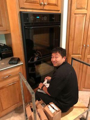 Fixing a wall oven