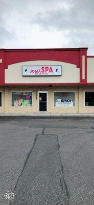 Front door of Joma Spa.  I've herd the workers call it "Joma Chinese Massage"