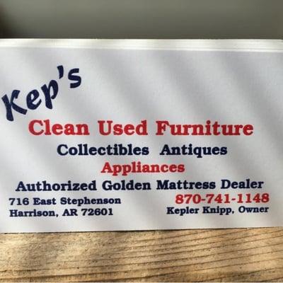 Kep's Clean Used Furniture C