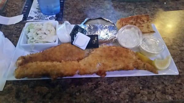 Walleye dinner