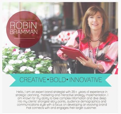 Robin Bramman, Master Brand Strategist and Owner of Branding Solutions LLC