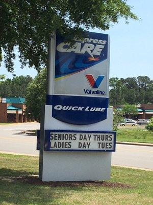 Ladies day?