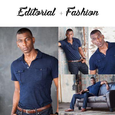 Atlanta editorial, fashion and headshots photography for actor, entertainer and male model by Oscar Spearman Photography