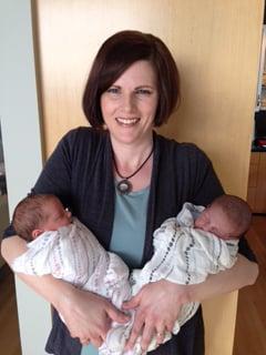 One of my favorite things to do is help new mamas and it is often with twins.