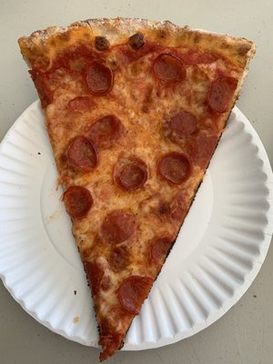 One slice of pepperoni